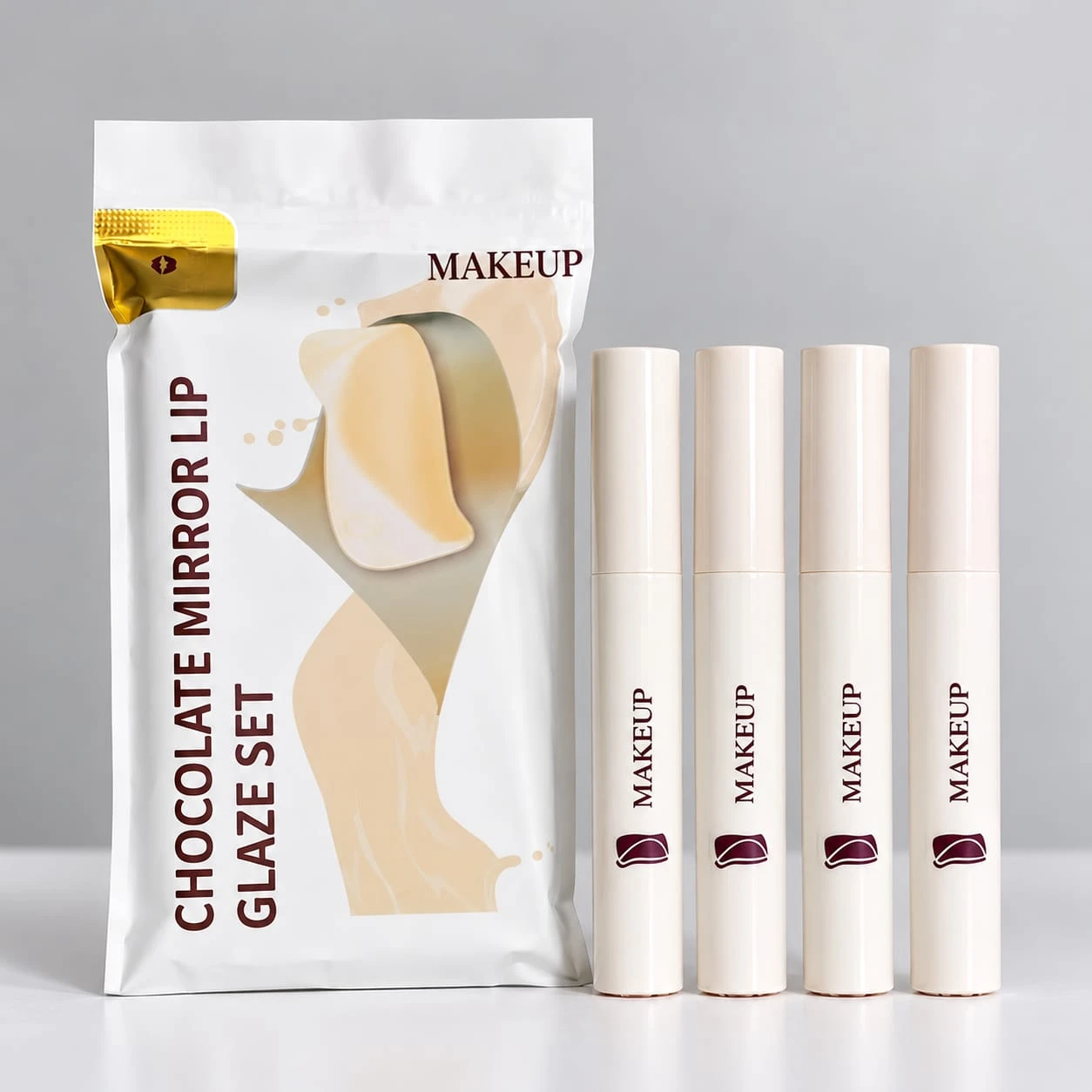 Chocolate Mirror Lip Gloss Set